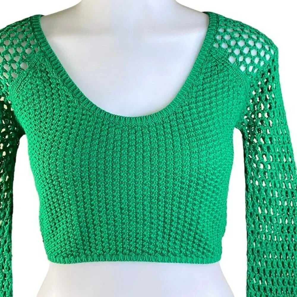 NBD Verona Crotchet Top Sample - Green